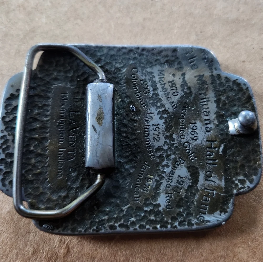 Vintage 70s MarijuanaLeaf Belt Buckle